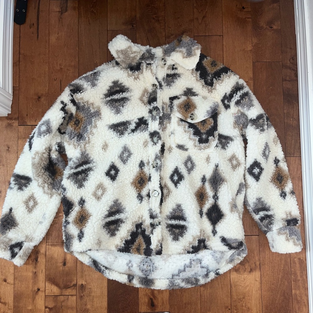 Granola Girl Teddy Coat | SMALL | lightly used